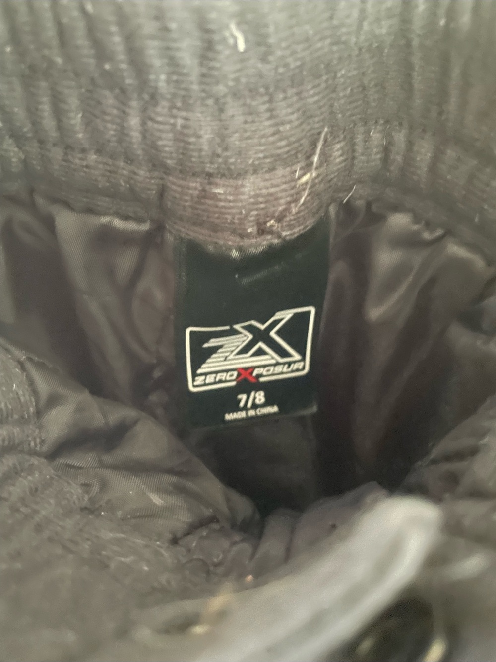 ZeroXposur Kids Black Snow Pants